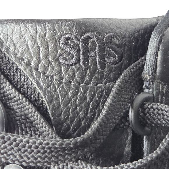 SAS Men's Shoes Journey Black Leather Orthopedic Sneaker Shoe Comfort Lace Up - Picture 10 of 16